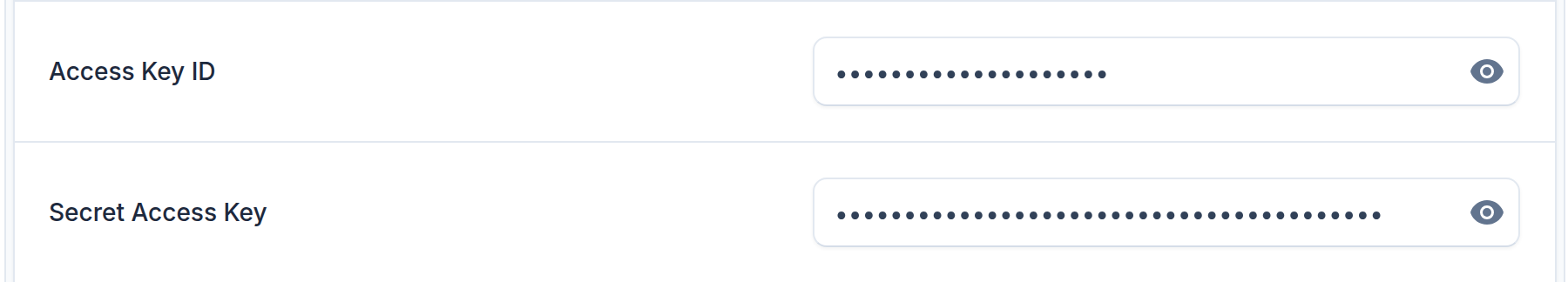 S3 Access Keys