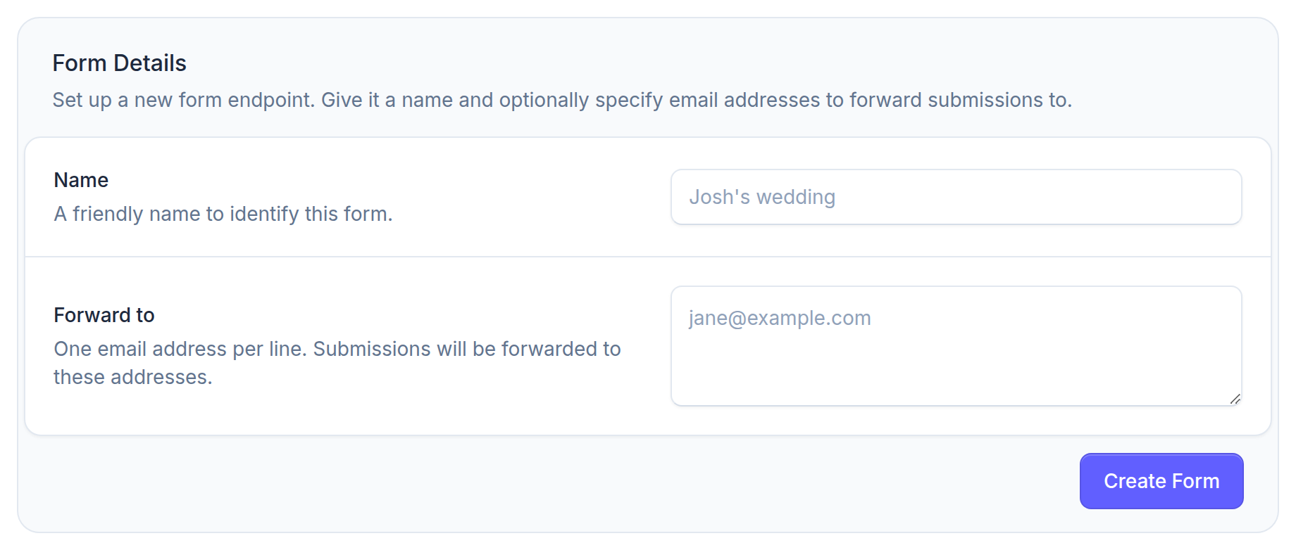 Form Details