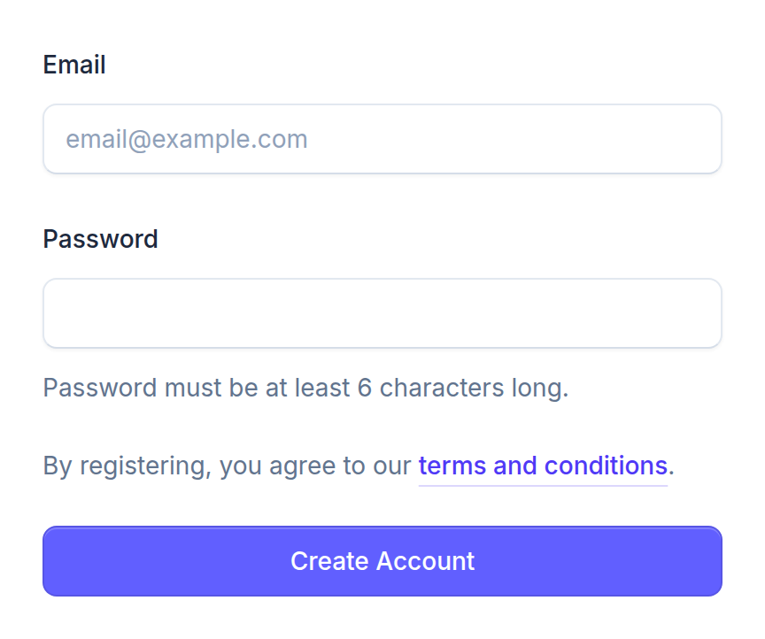 Register Form